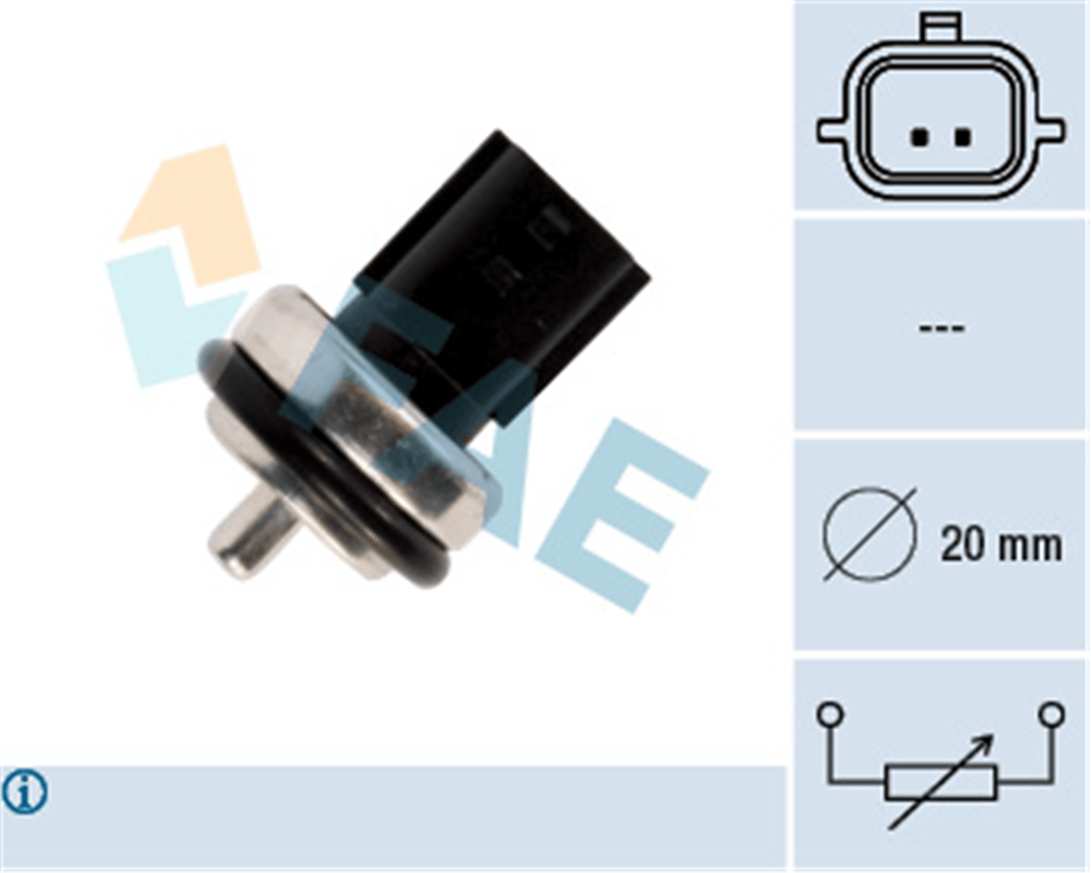 FAE 33811 - Su Sicaklik Müsürü - Mercedes W176-177-246-247-118