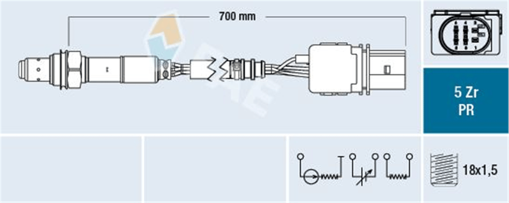 FAE 75158 - Oksijen Sensörü - Vw Golf6-jetta-polo-a1