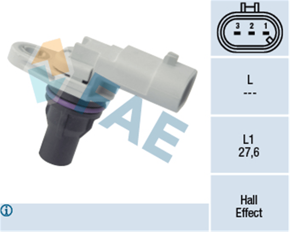 FAE 79171 - Eksantrik Devir Sensörü - Fiat Egea/doblo/linea/punto/panda/fiorino/opel-astra-corsa