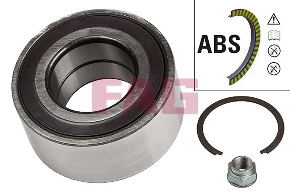 FAG 10 - Tekerlek Rulmani - Fiat Bravo Ii / Stilo / Doblo Iii / Linea/ Pratico