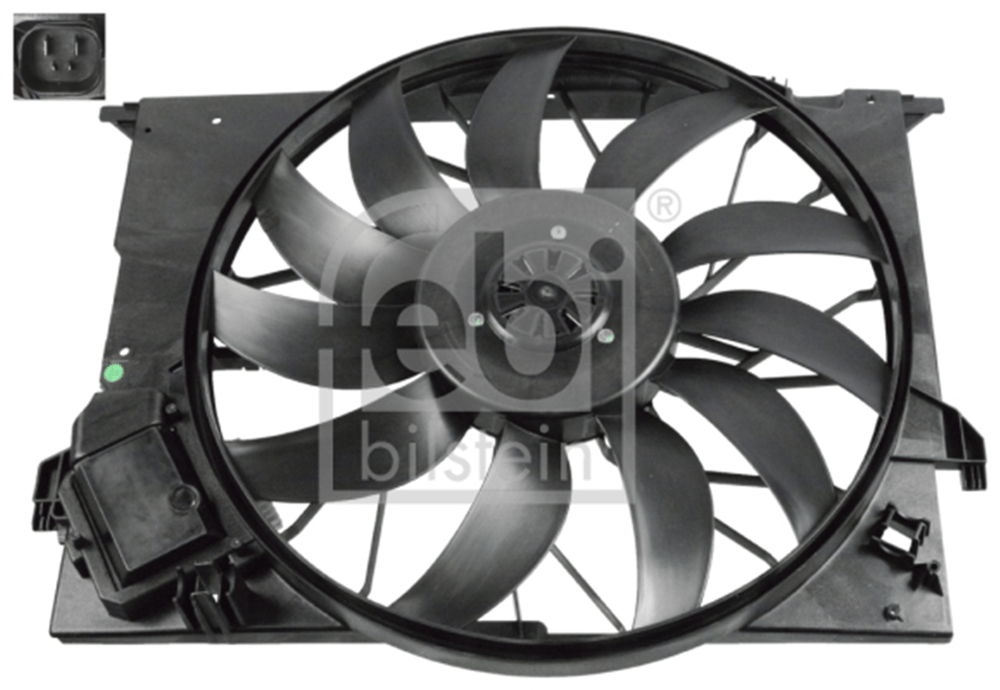 FEBI 107456 - Fan Motoru - Mercedes 211-221-216-219