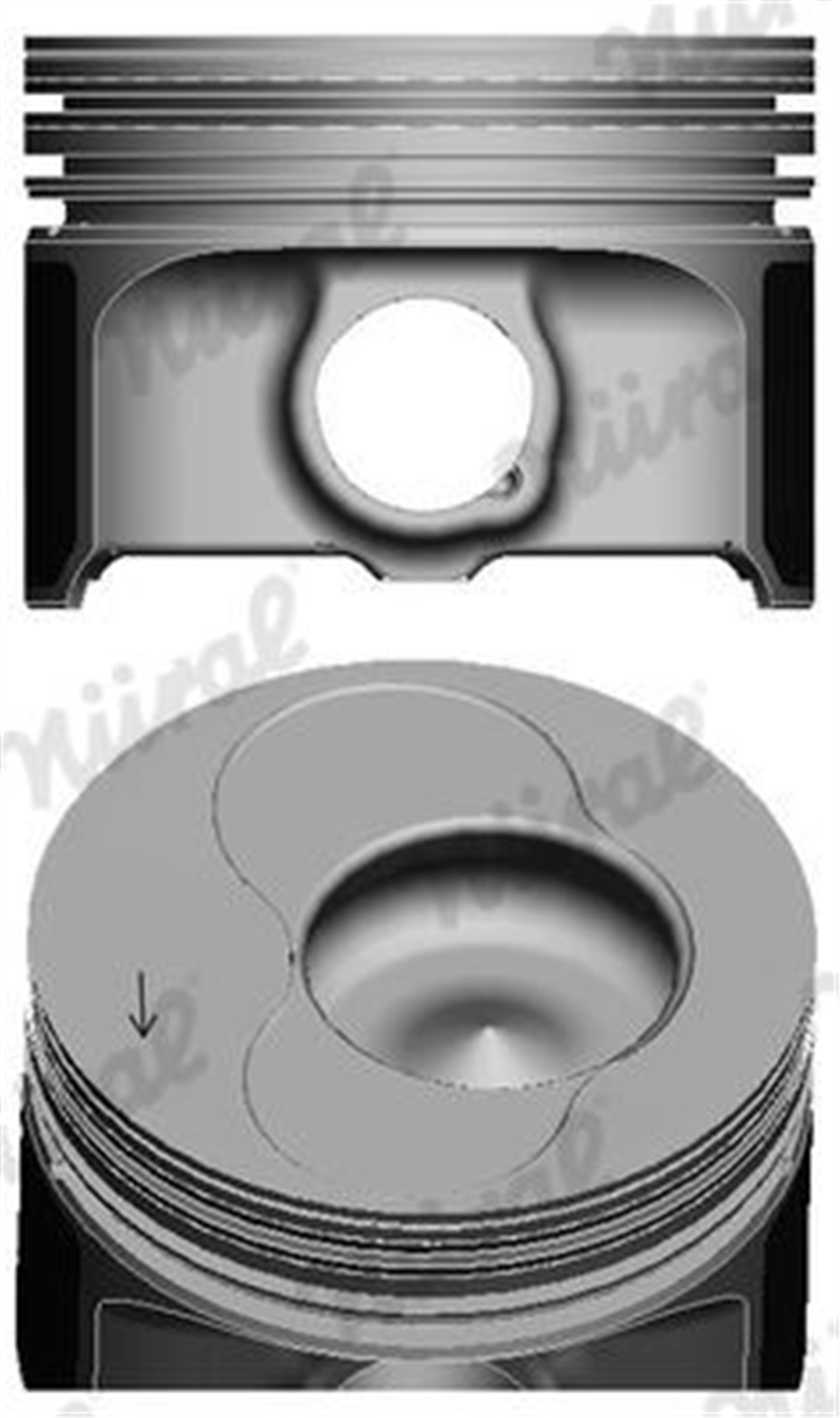 FEDERAL 050 - Piston+segman - Vw Caddy