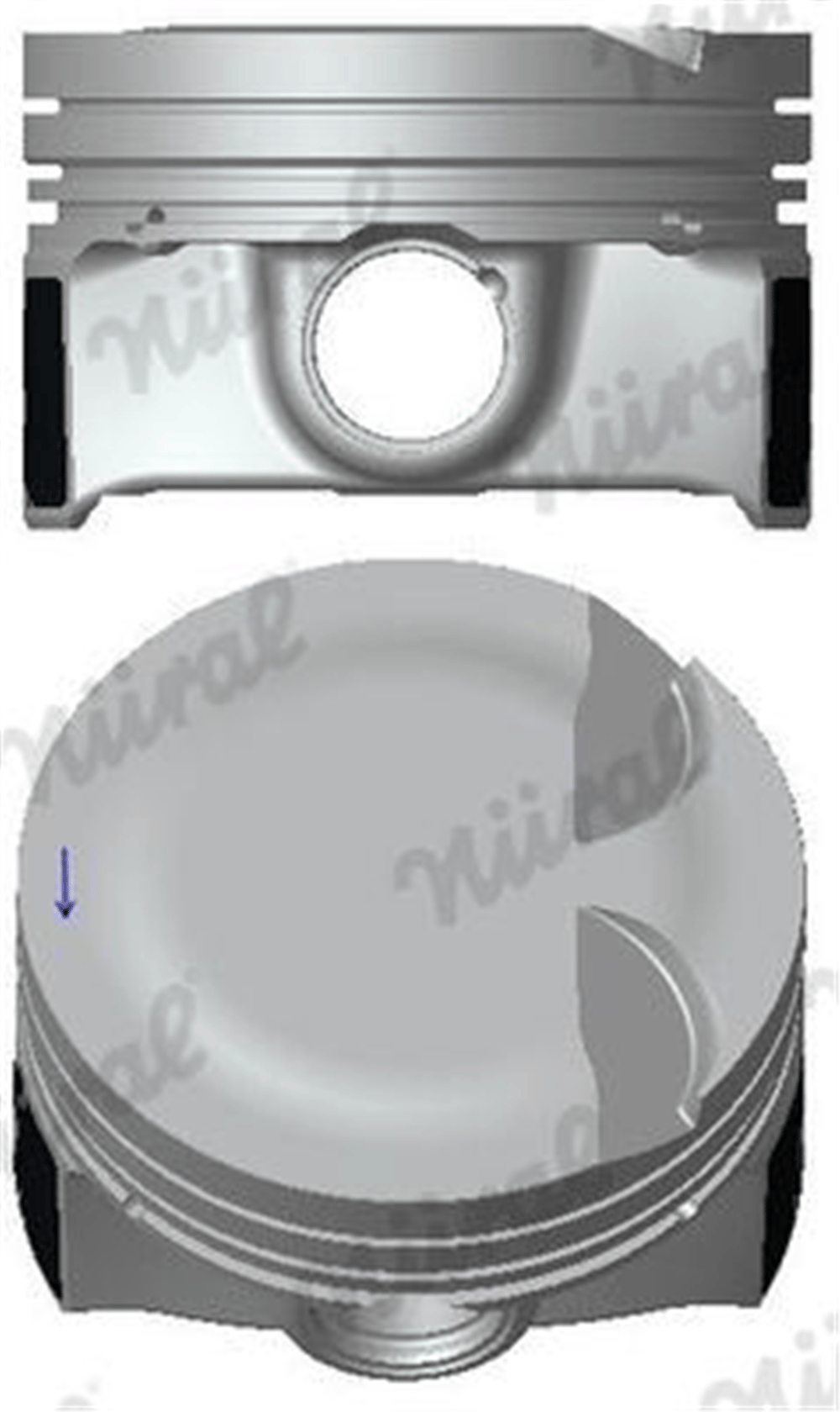 FEDERAL 050 - Piston+segman - Vw Golf7-a3-leon