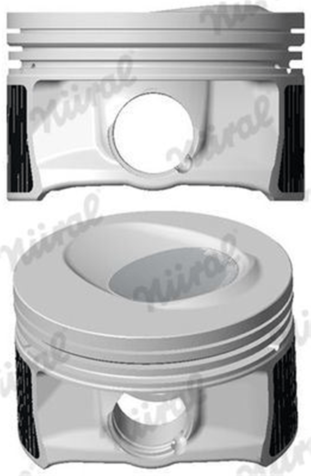 FEDERAL 050 - Piston+segman - Vw Polo-a1-ibiza-fabia