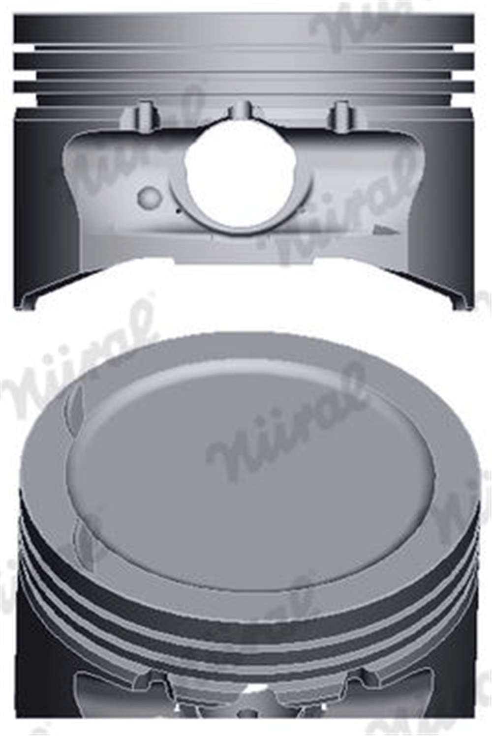 FEDERAL 87-109107.10 - Piston+segman - Mercedes W208-170