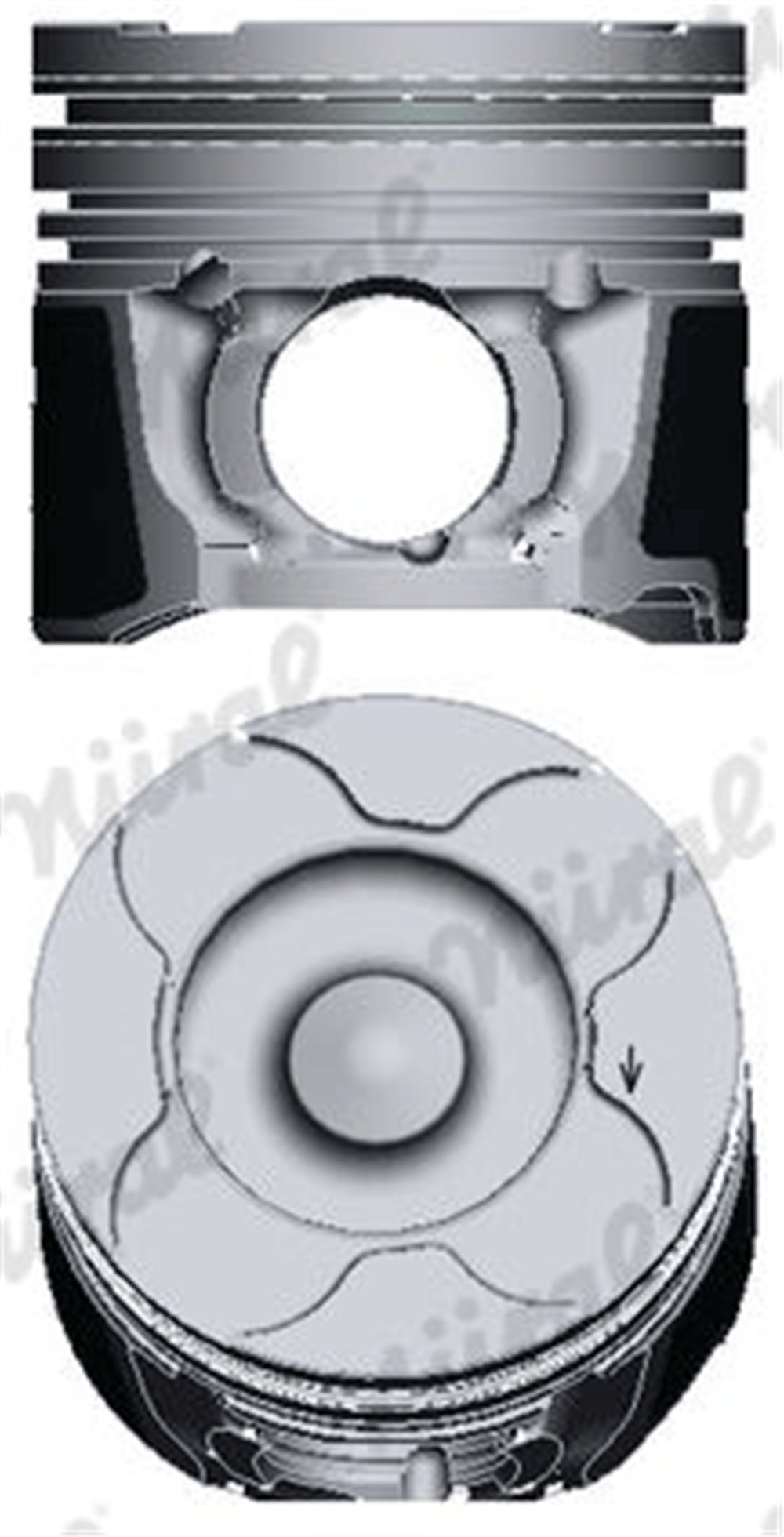 FEDERAL 87-126007.10 - Piston+segman - Opel Astra G/zafira/avectra B-c