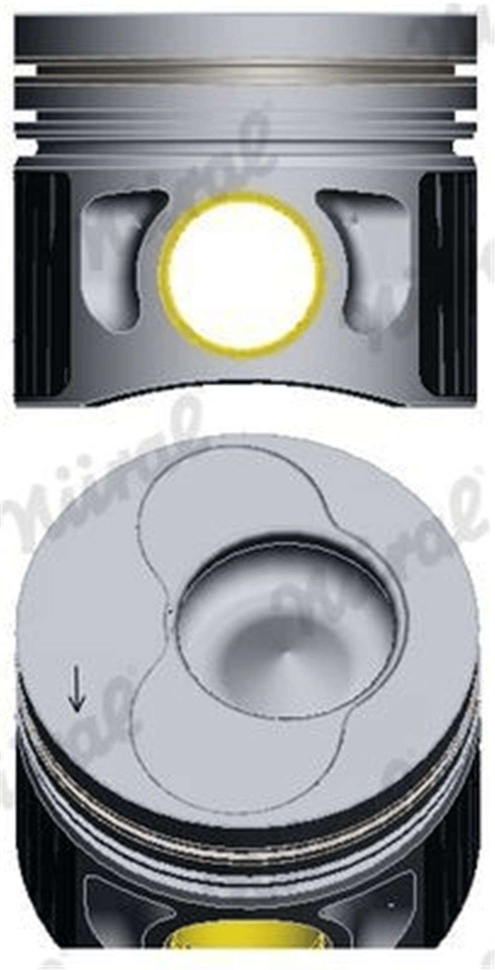 FEDERAL STD - Piston+segman - Vw Passat-a4