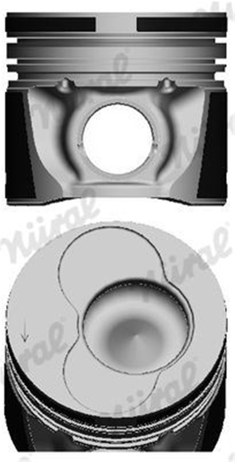 FEDERAL STD - Piston+segman - Vw Polo-cordoba-fabia