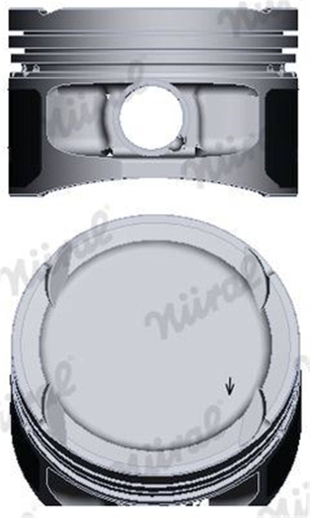 FEDERAL STD - Piston+segman - Vw Polo-ibiza-fabia-a1