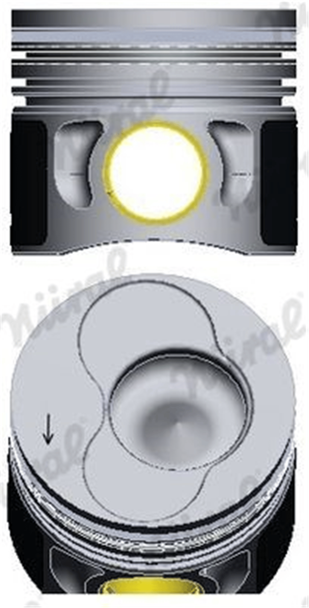 FEDERAL STD - Piston+segman - Vw T5-passat