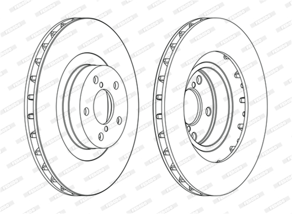 FERODO DDF1175C - Fren Diski Ön - Japon Forester (sg, Sh) : Impreza (gc) 2.0 T 98-00 : Impreza (gd) 2.0 T Wrx 01-05 : Impreza (ge, Gv, Gh, Gr) 2.5 T 08-14 : Xv (gp) 12-17