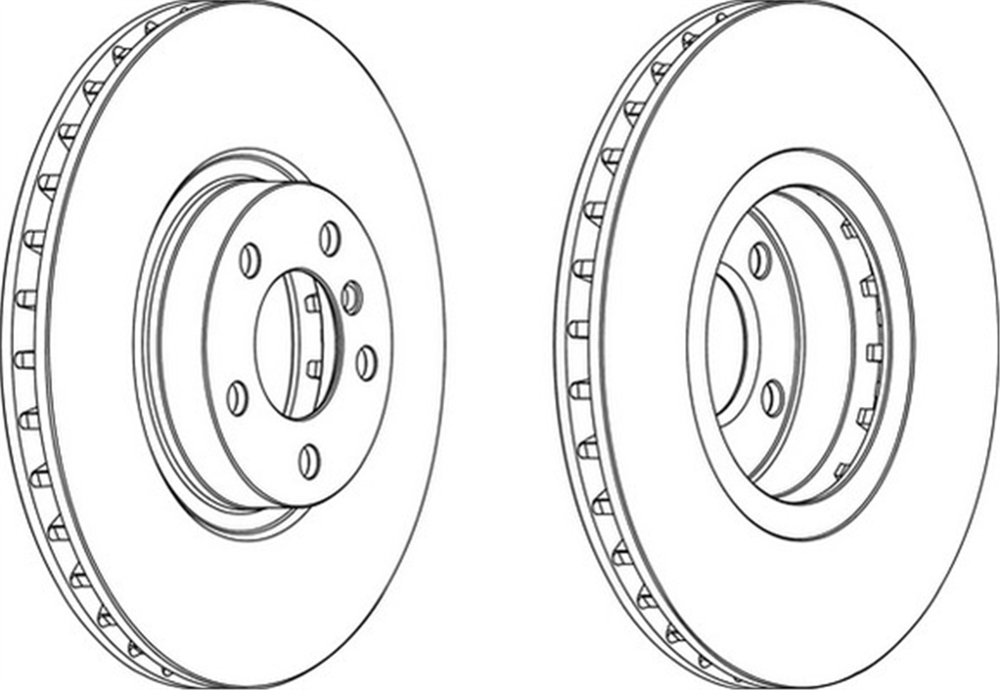 FERODO DDF1713C-1 - Fren Diski Ön - Bmw X5 E70-x5 F15-x6 E72-x6 F16