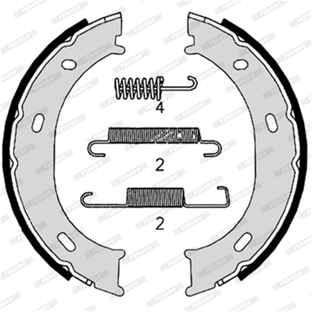 FERODO FSB624S - El Fren Balatasi - Mercedes Sprinter 901-902-903