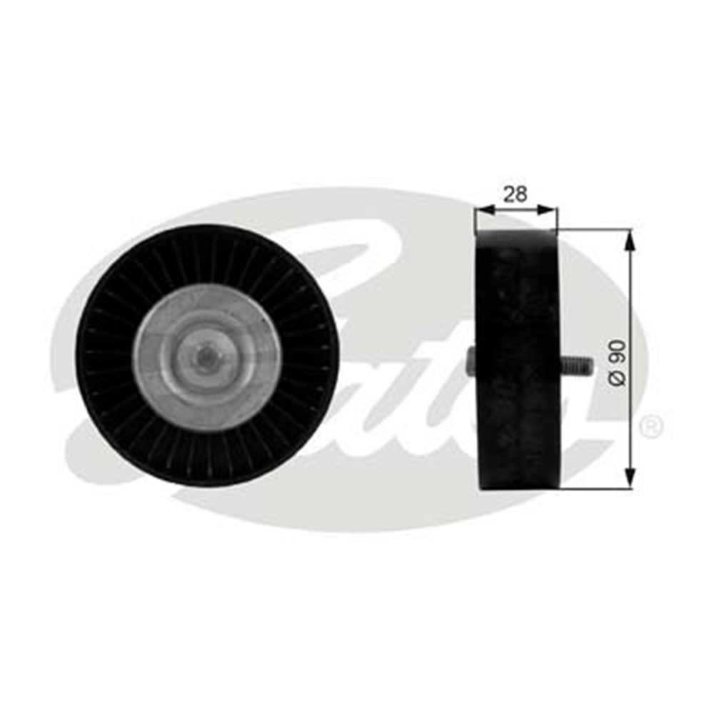 GATES T36123 - V Kayis Gergi Rulmani - Mercedes W203-209-211