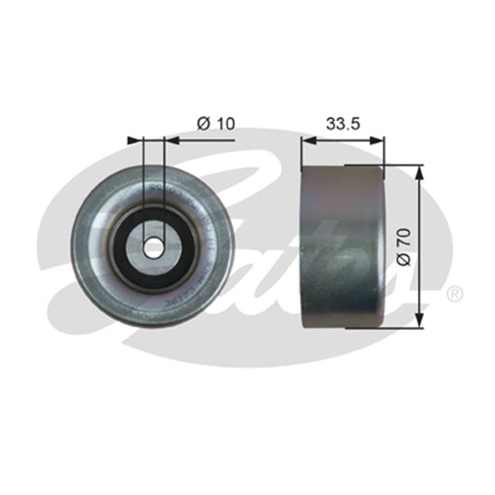 GATES T36173 - V Kayis Avare Kasnak - Japon Land Cruiser Prado (j12)