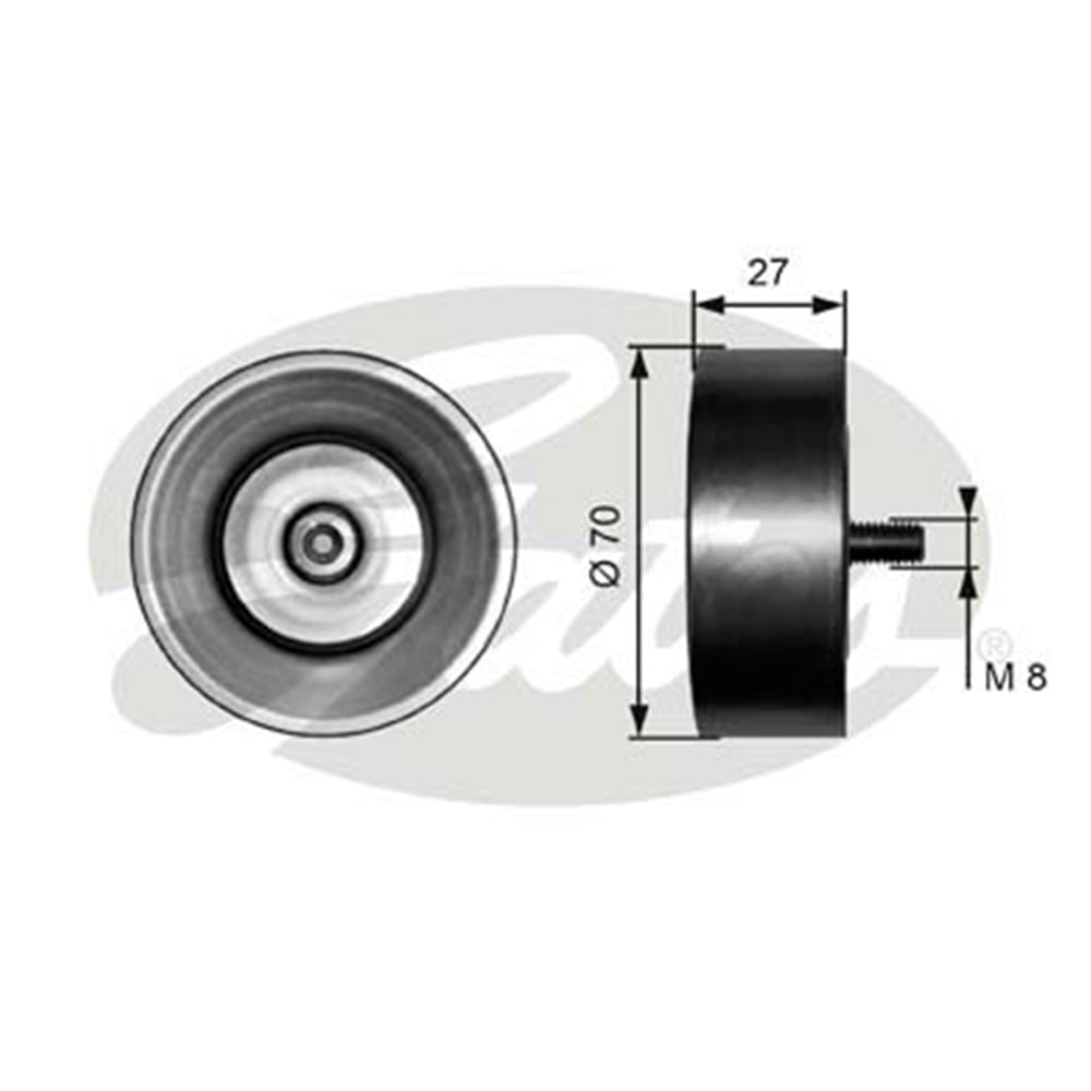 GATES T36294 - V Kayis Gergi Rulmani - Bmw E46-e60-e61-e63-e64-e65-e66-x3 E83-x5 E53