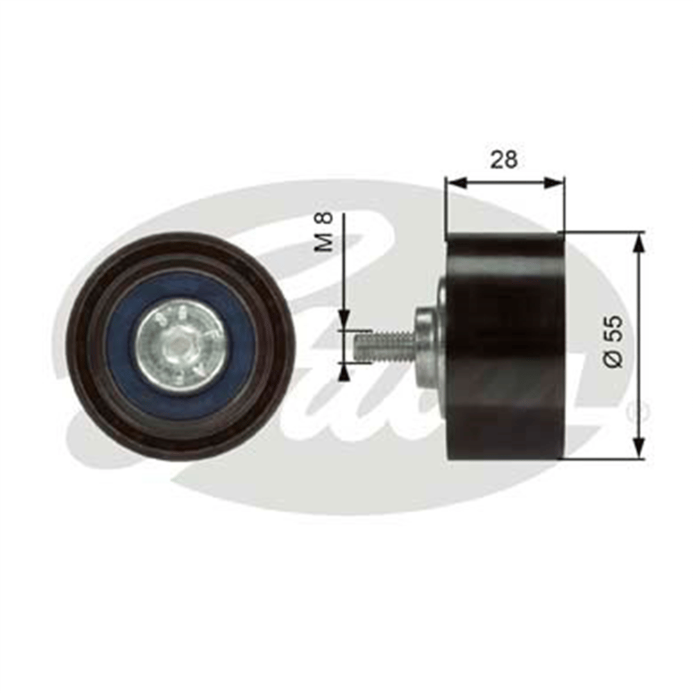 GATES T36373 - V Kayis Gergi Rulmani - Bmw E81-e82-e87-e88-e90-e91-e92-e93-e60-e61-f07-f10-f11-f01-f02-x1 E84-x3 E83 Lci-x5 E70 Lci-x6 E71