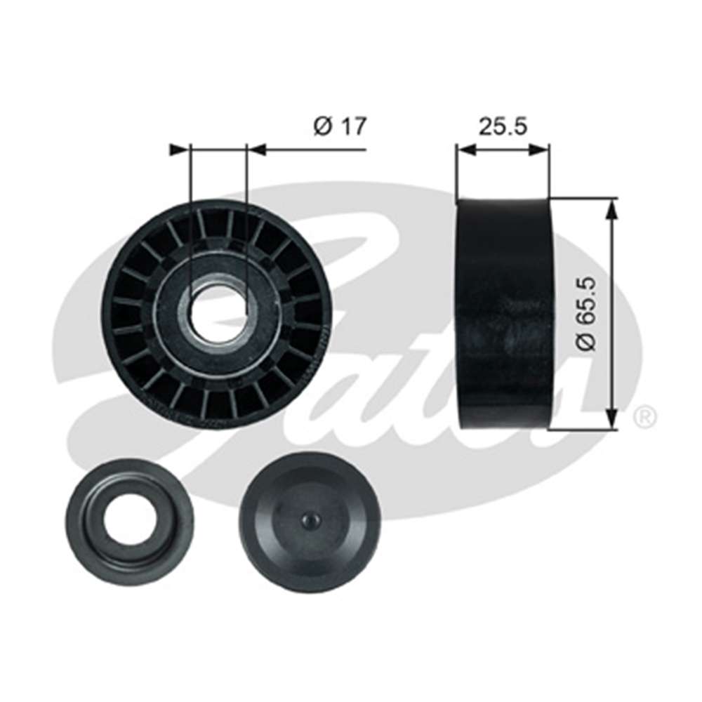 GATES T36376 - V Kayis Gergi Rulmani - Vw Touareg-q7-a6