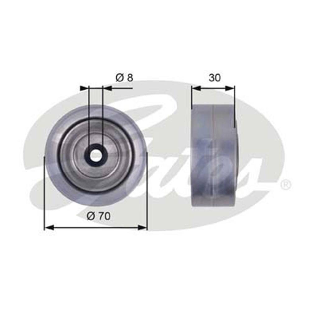 GATES T36386 - V Kayis Gergi Rulmani - Vw A4-a6
