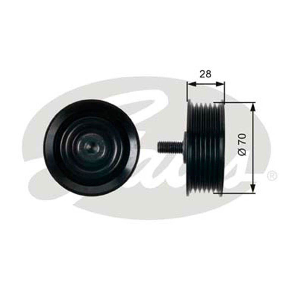 GATES T36410 - V Kayis Gergi Rulmani - Kore Ix35/tucson/santafe/sorento/sportage