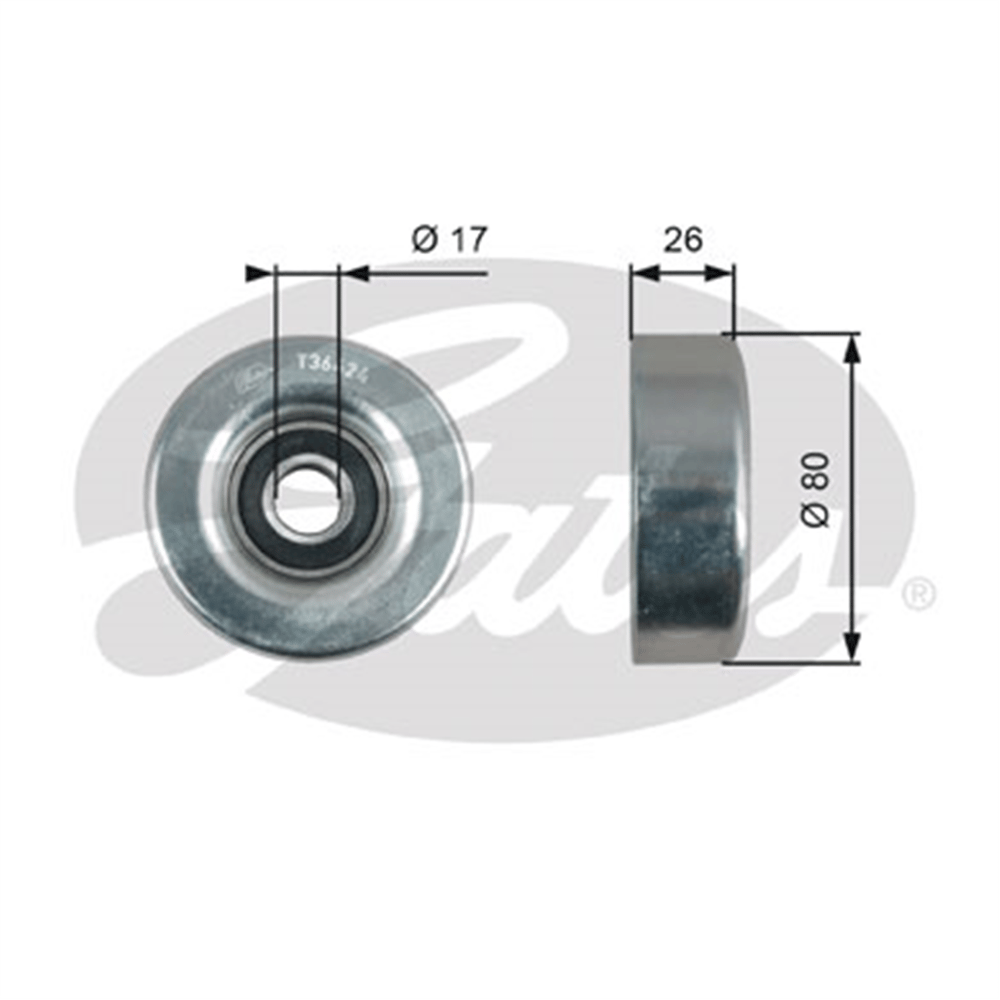 GATES T36424 - V Kayis Avare Kasnak - Japon Jazz (gd) : City (ge) 1.4 06-08