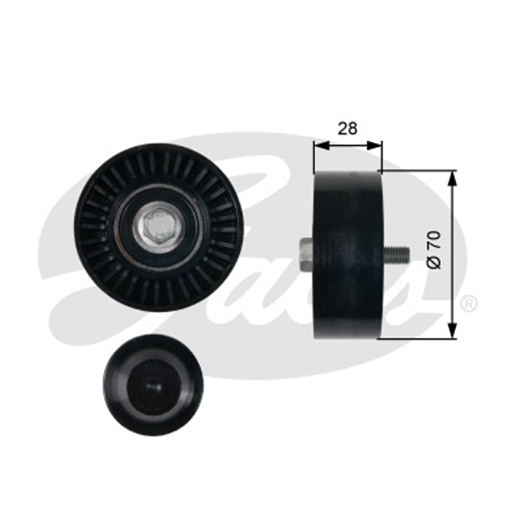 GATES T36430 - V Kayis Gergi Rulmani - Fiat Jeep Compass-chyresler-lancer