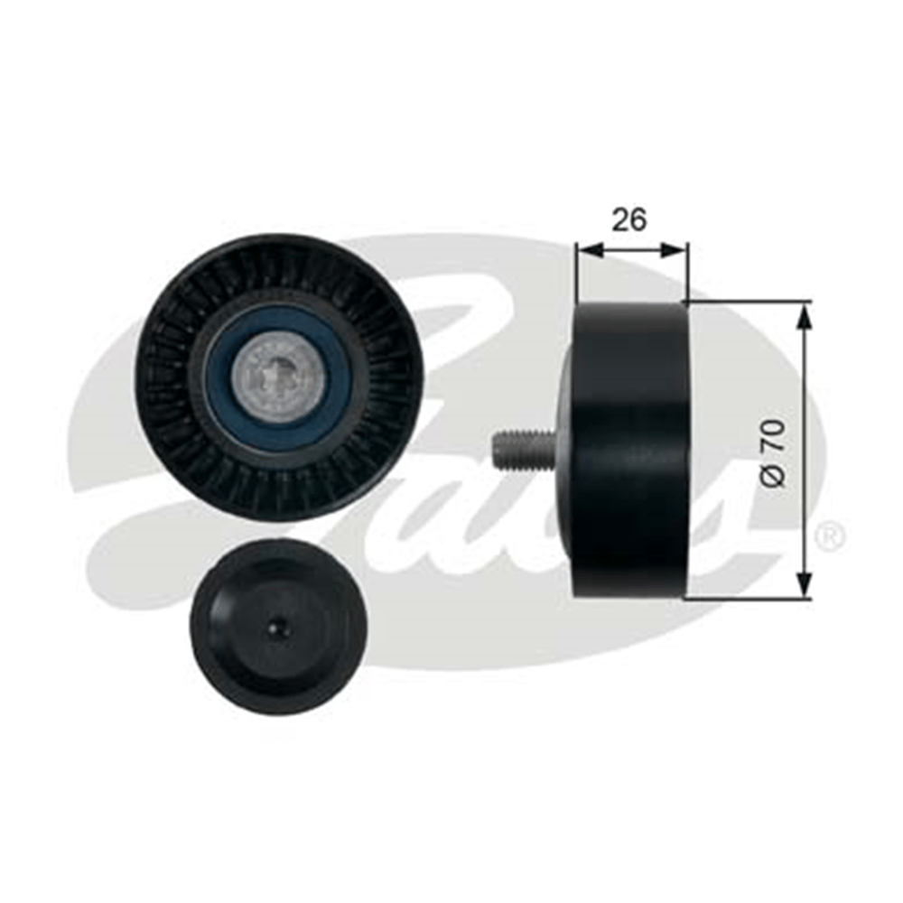 GATES T36483 - V Kayis Gergi Rulmani - Bmw E60-e61-e63-e64-e65-e66