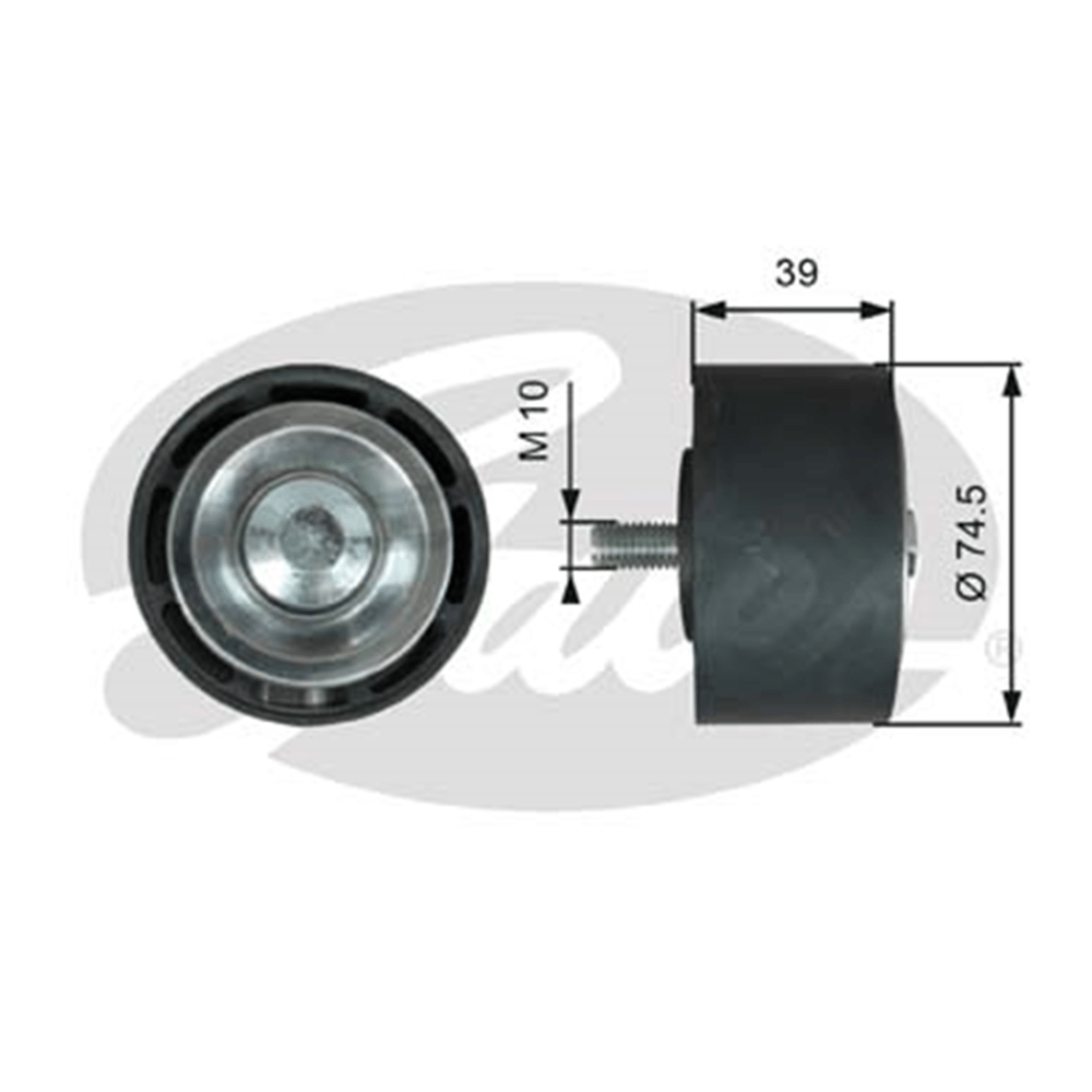 GATES T36530 - V Kayis Gergi Kasnagi - Av Citywide, F - Series, Interlink, Irizar Century, Irizar, K - Series, N - Series, Omnicity, Omniexpress, Omnilink, P,g,r,t - Series, Touring
