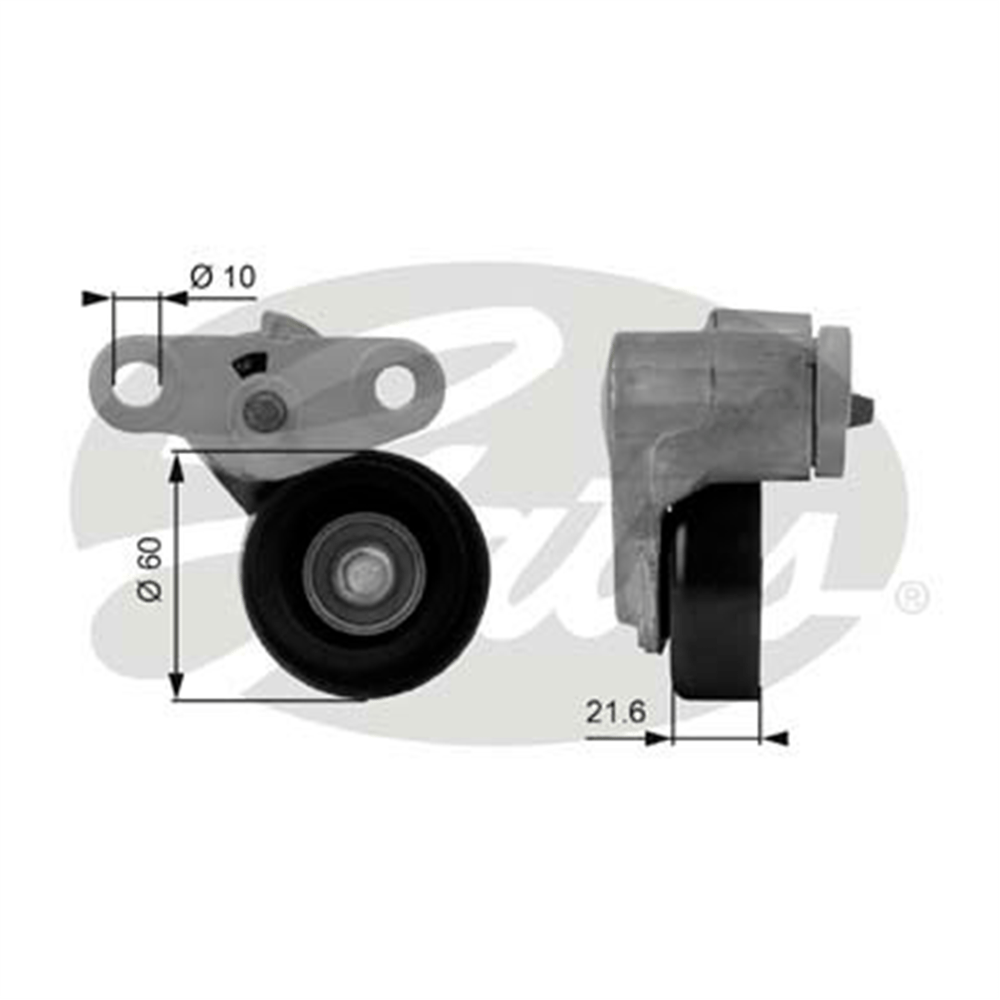 GATES T38159 - V Kayis Gergi Rulmani - Opel Escalade/hummer H2