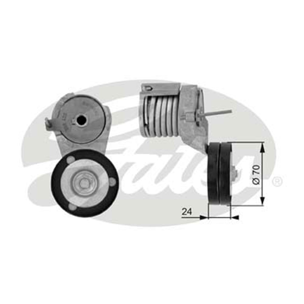GATES T38282 - V Kayis Gergisi Komple - Vw Golf4-bora-polo-cordoba-fabia-a3