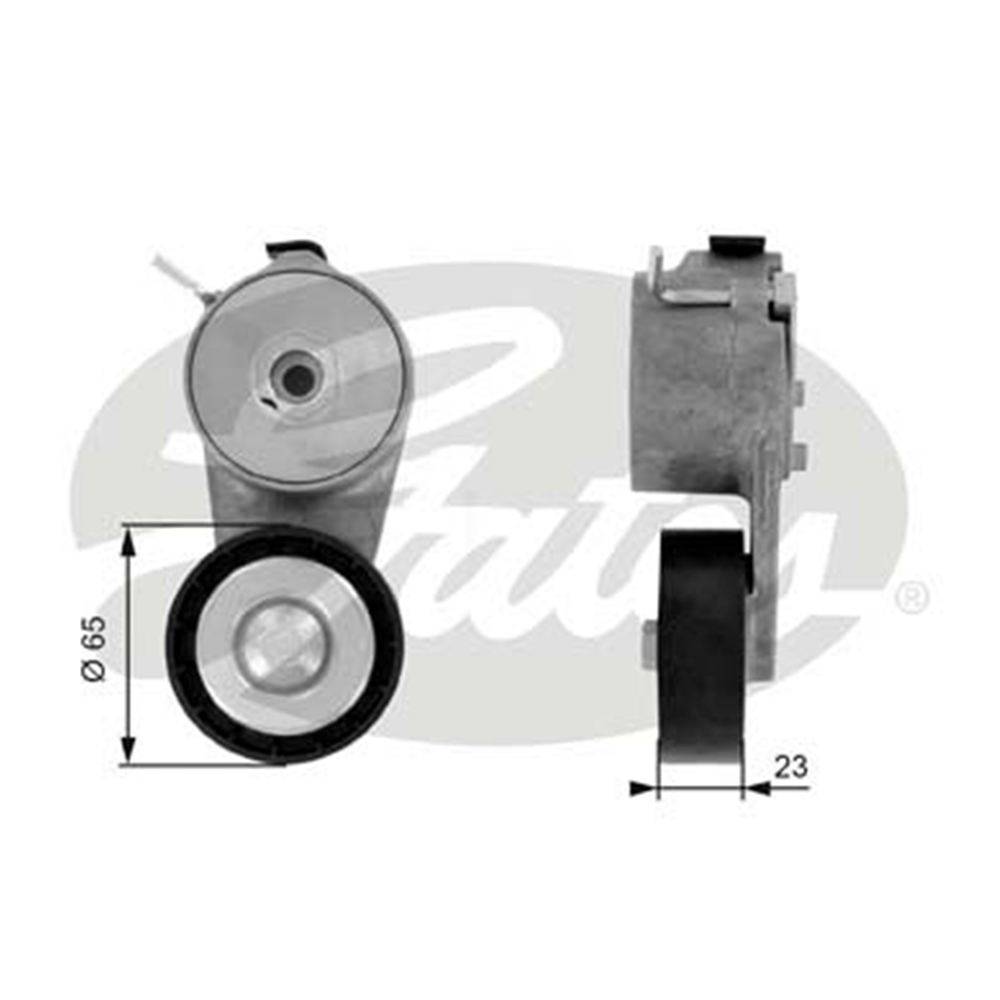 GATES T38368 - Kütüklü Gergi Rulmani - Fiat Doblo/albea/linea/fiorino/punto/palio/500