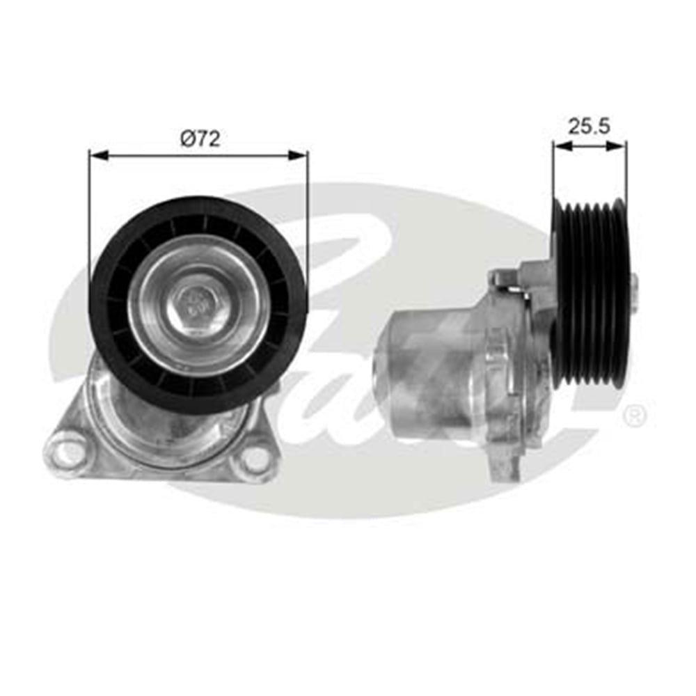 GATES T38408 - V Kayis Gergi Rulmani - Ford Fiesta