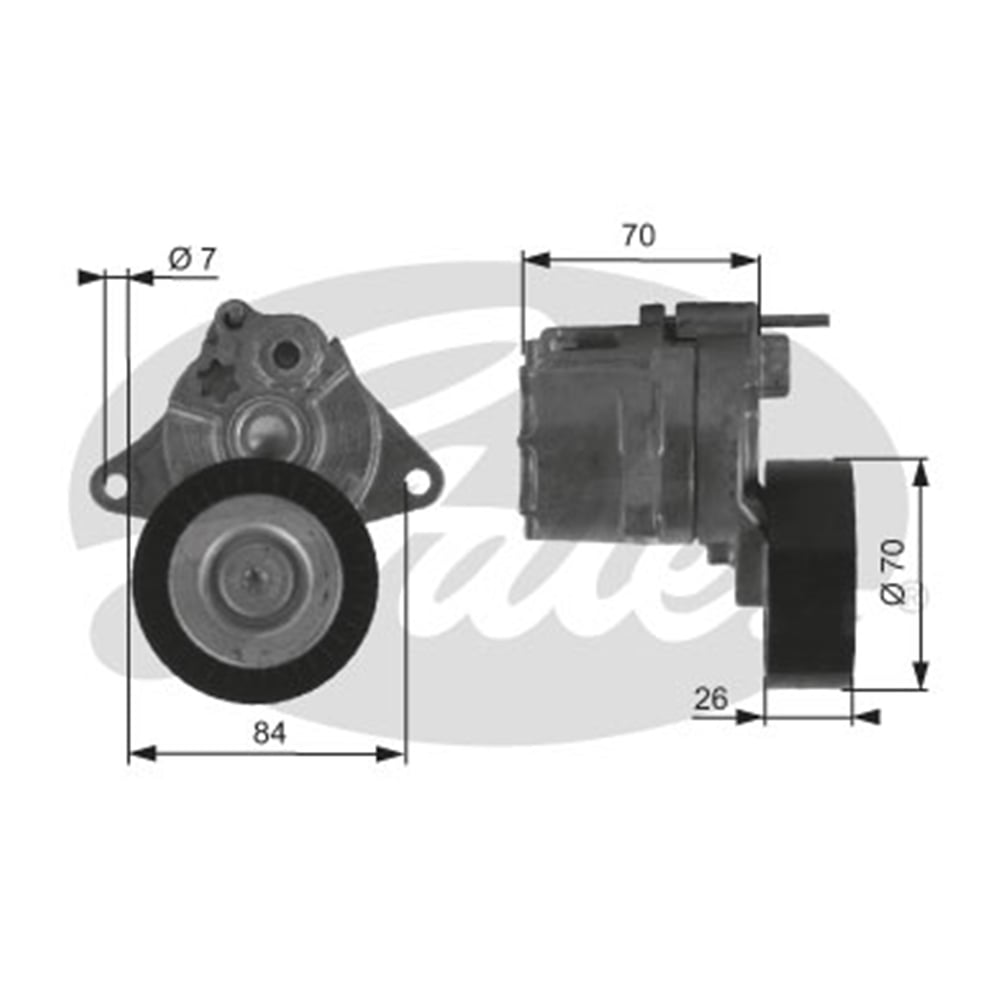 GATES T38415 - V Kayis Gergisi Komple - Mercedes Sprinter-vito-viano-binek