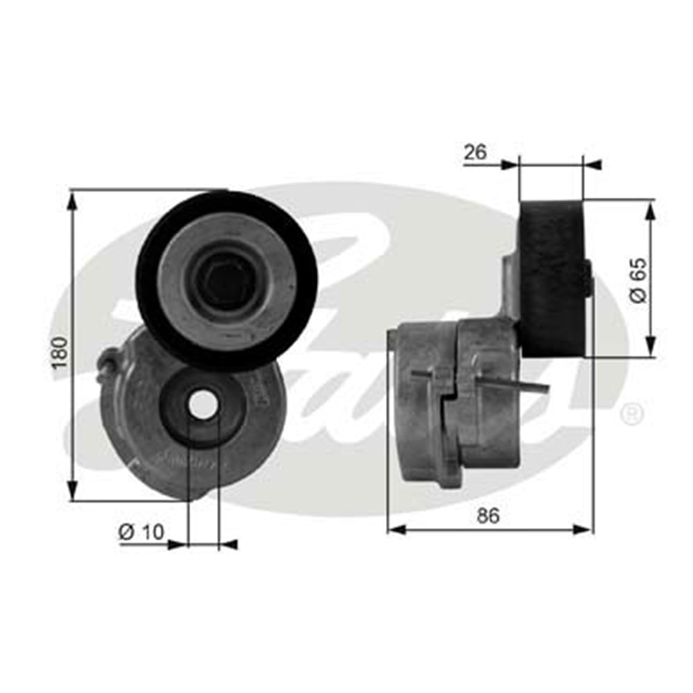 GATES T38440 - V Kayis Gergi Rulmani - Fiat Linea-g.punto-fiorino-astra H Astra J Corsa C Corsa D