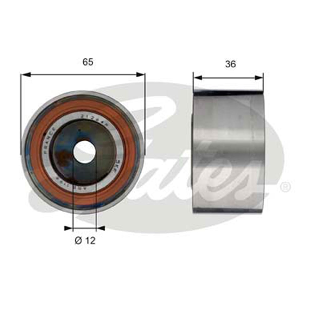 GATES T38709 - V Kayis Gergi Rulmani - Renault Man/c3