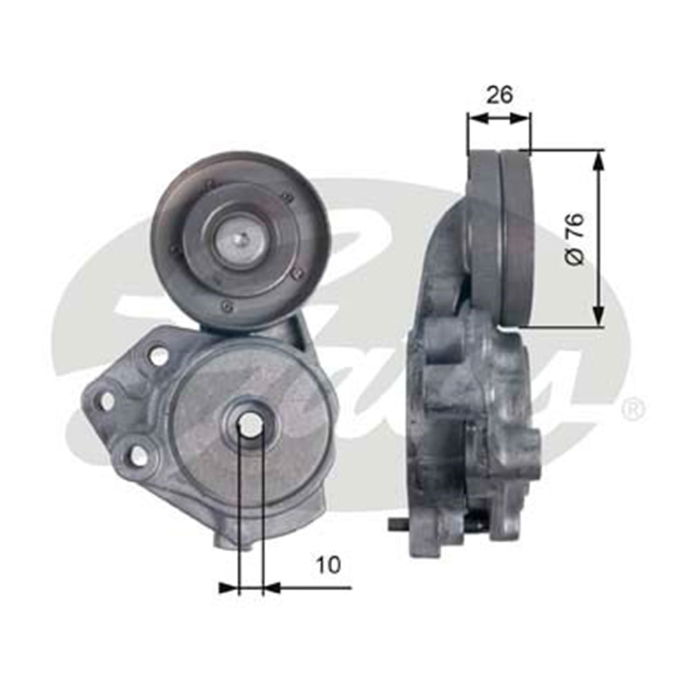 GATES T39173 - V Kayis Gergisi Komple - Vw Golf5-jetta-passat-tiguan-a3