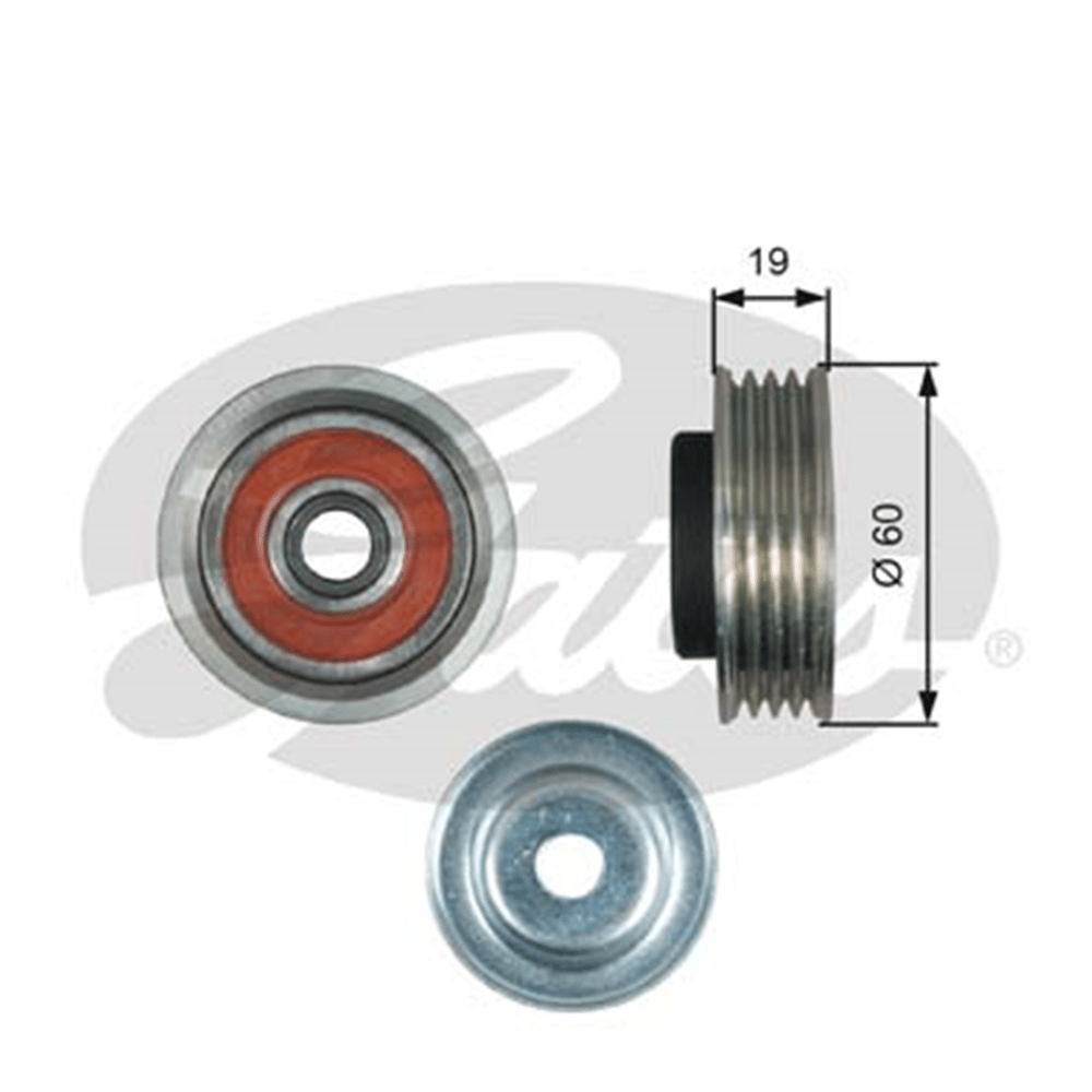 GATES T39181 - Alternatör Rulmani - Fiat Fiat Sedici-suzuki Vitara-sx4