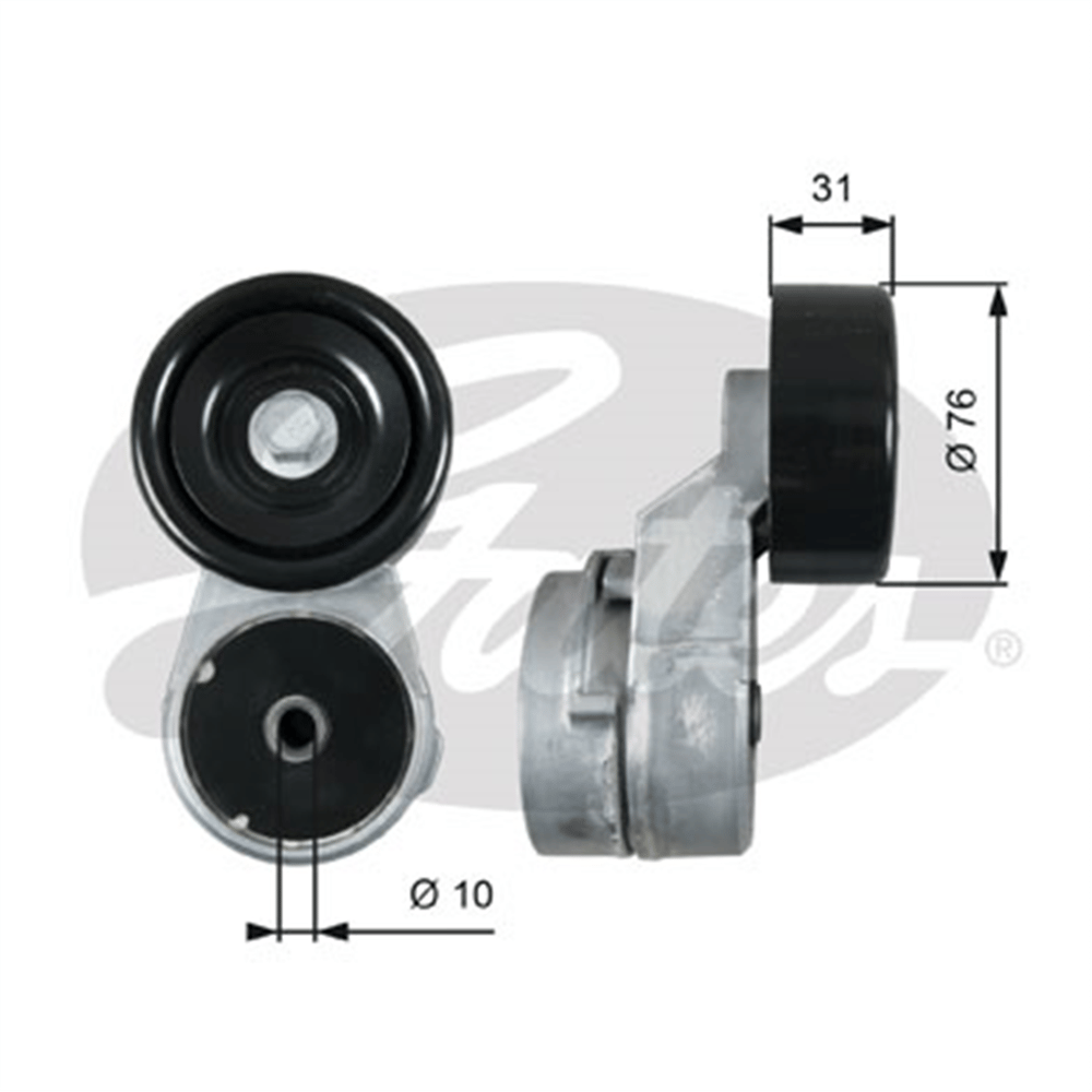 GATES T39210 - Eksantrik Gergi Rulmani - Kore Accent Blue/cerato