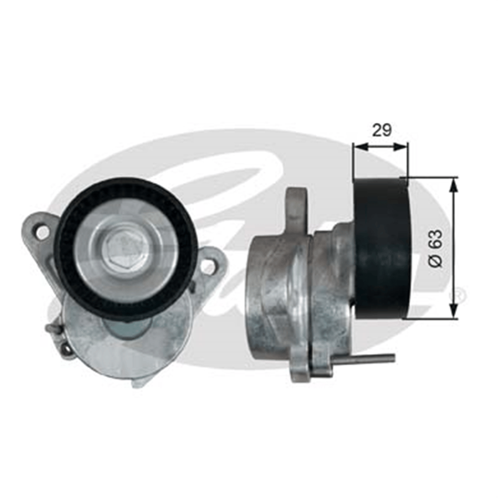 GATES T39292 - V Kayis Gergi Rulmani - Vw Golf7-a3-leon-caddy-tiguan