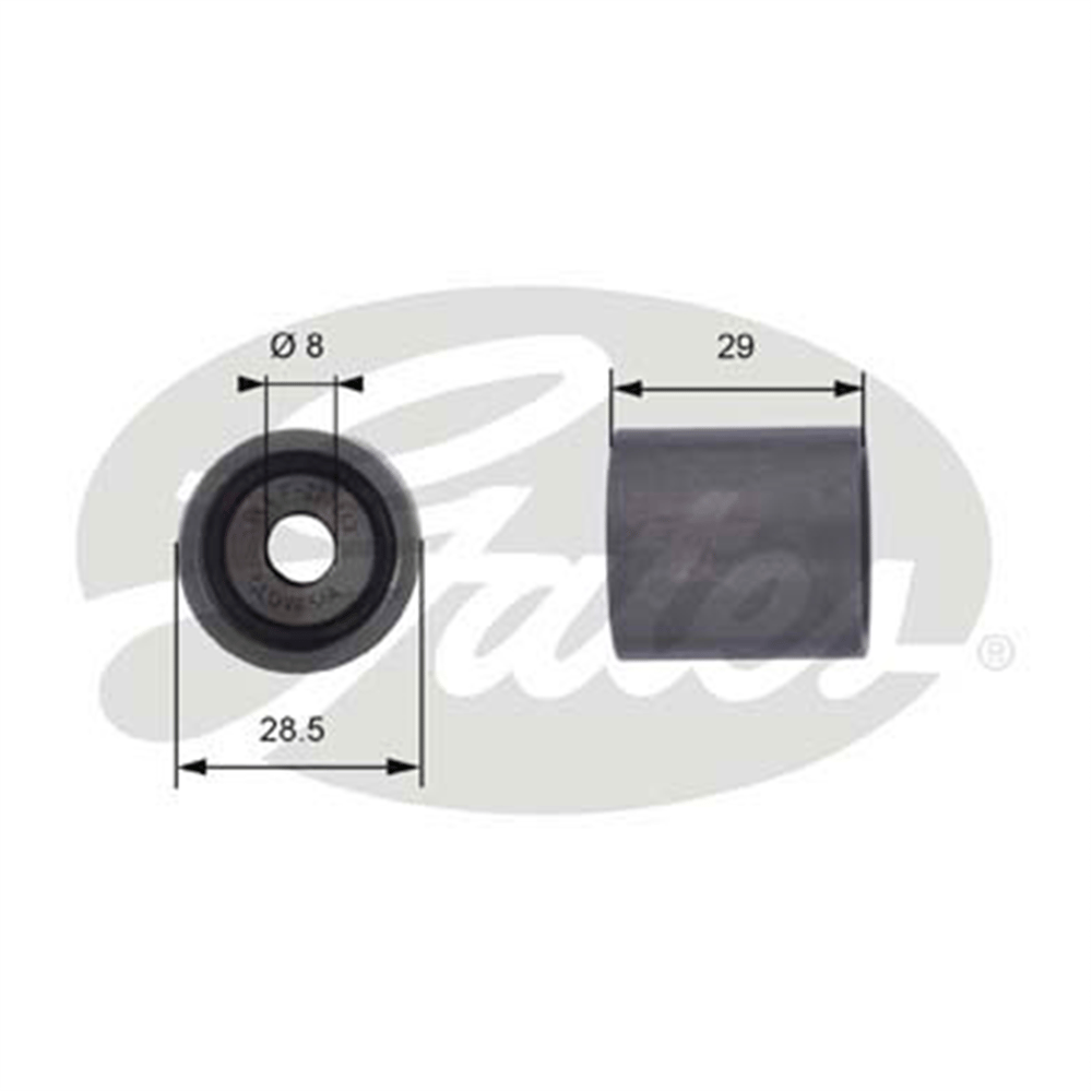 GATES T42044 - Eksantrik Gergi Rulmani - Vw Passat-golf4-caddy-crafter