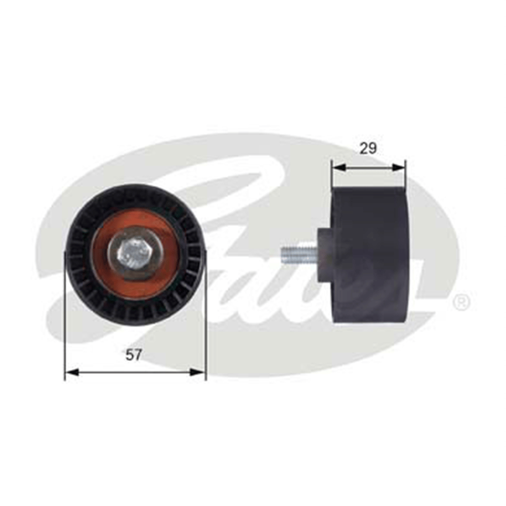 GATES T42060 - V Kayis Gergi Rulmani - Fiat Alfa Romeo 145-146-147-155-156-166