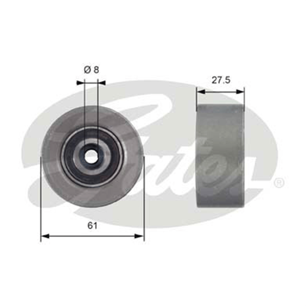 GATES T42151 - Triger Gergi Rulmani - Fiat Stilo/croma/alfa Romeo 159/opel