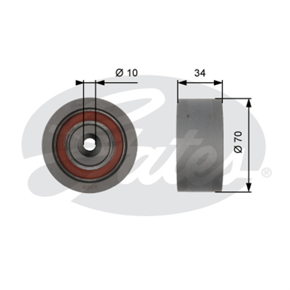 GATES T42159 - Eksantrik Gergi Rulmani - Vw Passat-a4-a6