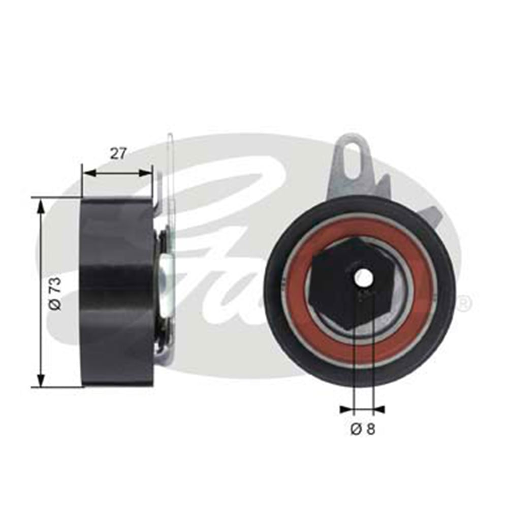 GATES T43047 - Eksantrik Gergi Rulmani - Vw T4-lt
