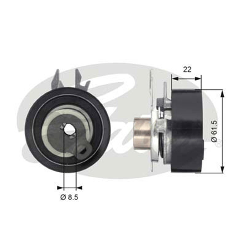 GATES T43061 - Eksantrik Gergi Rulmani - Vw Polo