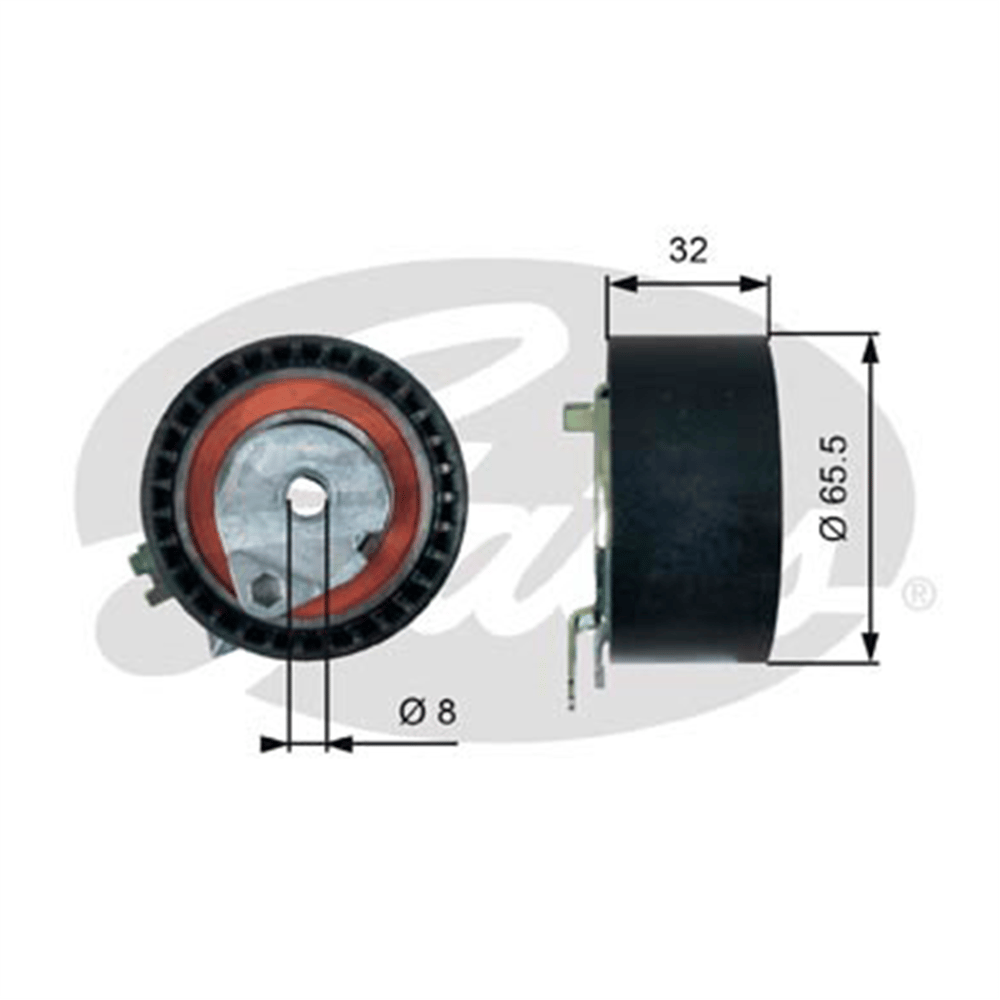 GATES T43236 - Eksantrik Gergi Rulmani - Renault Megan I-ii/clio Ii/scenic Ii/laguna/logan