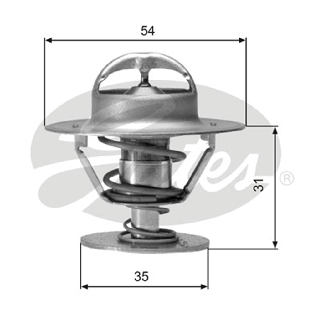 GATES TH00682G1 - Termostat - Vw Golf4-bora-passat-caddy-t4-polo Classic