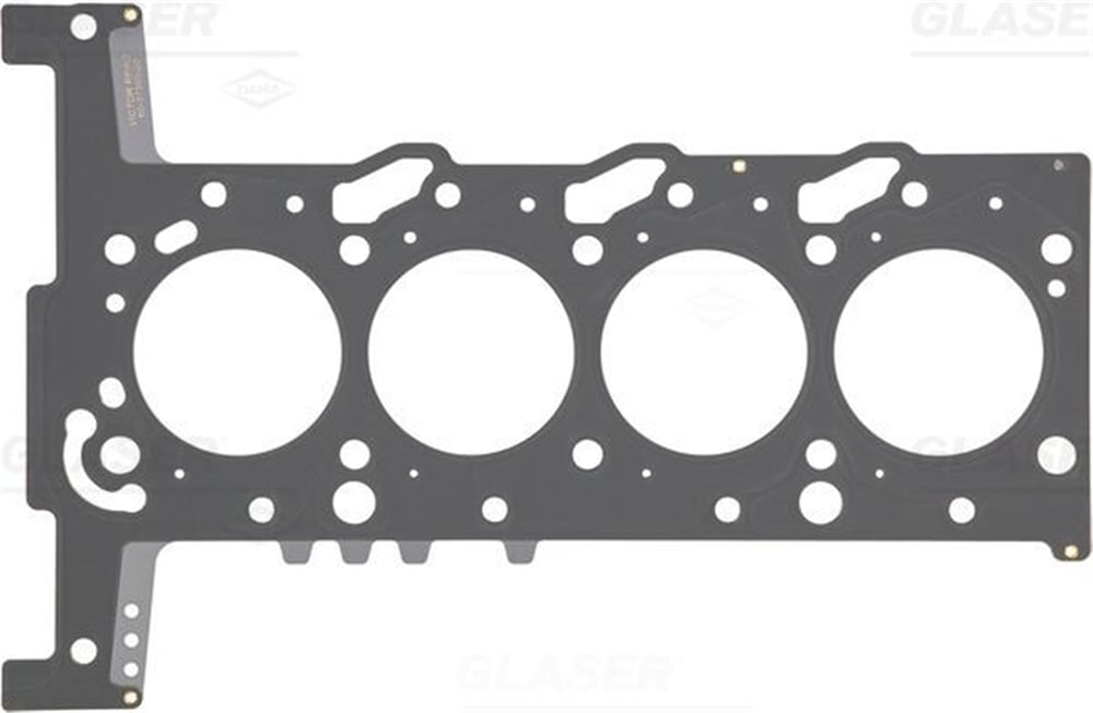 GLASER H40597-20 - Silindir Kapak Contasi - Ford Transit V-347 Boxer Iii Jumper Iii