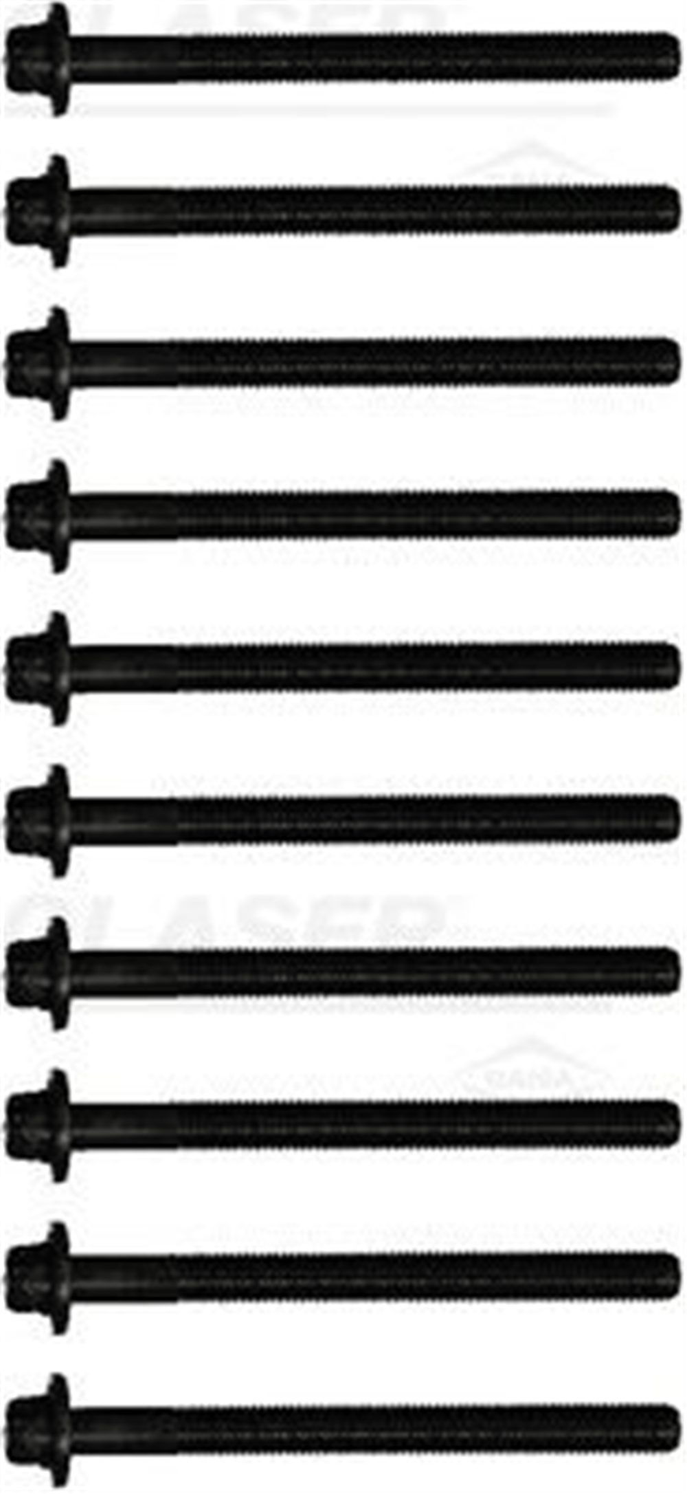 GLASER T80363-00 - Silindir Kapak Saplamasi Set - Renault Kangoo/clio Ii Iii/fluence/megane Ii Iii/modus/duster/logan/mercedes