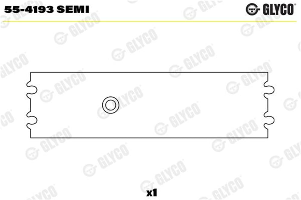 GLYCO SEMI - Piston Kol Burcu - Fiat Tempra/tipo